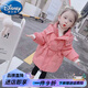 迪士尼1-15歲女童中長(cháng)款羽絨服兒童2025冬季新款洋氣寶寶中小童外套 西瓜紅 110 身高加10下單