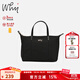 why女包布包輕便包包手提大容量托特包防水旅行大包購物袋 黑色