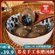 金面杖蕎麥手工水磨湯圓粗糧元宵無(wú)添加蔗糖黑芝麻五仁花生蕎麥湯圓 黑芝麻口味420/盒*1