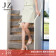 玖姿·安娜蔻小香風(fēng)商務(wù)氣質(zhì)A字半裙套裝粗花呢短裙女裝2023夏款 淺綠 M