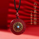 慈靈閣龍虎山真品朱砂掛件六字真言轉(zhuǎn)運珠吊墜道家陰陽五行八卦男女