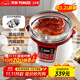 天際（TONZE） 隔水燉魚膠燕窩花膠專用全自動煲湯鍋電燉鍋陶瓷內(nèi)膽燉湯養(yǎng)生多功能電燉盅家用 32CG 304不銹鋼蒸籠+隔水燉 3.2L