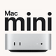 白條免息】新款 Mac mini m4 迷你主機 M4芯片 臺式電腦 全新原封 M4芯片（10+10核心） 16G+256G【國行正品】