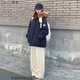 紫蒙羽絨棉服女短款派克服學(xué)生高中初中生女生棉衣外套冬季羽棉襖絨服 韓版加厚藏青色 均碼 （可備注碼數(shù)）