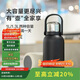 樂(lè )扣樂(lè )扣（LOCK&LOCK）大容量不銹鋼保溫壺保溫保冷水壺戶(hù)外旅行運動(dòng)水壺帶提手1.3L黑色