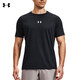 安德瑪UA短袖T恤男速干寬松休閑透氣訓練健身運動(dòng)快干男裝跑步上衣 黑色快干款/21500513-001 L (建議體重140-160斤）