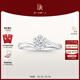 DR現貨初雪之吻求婚鉆戒K金/鉑金BELIEVE經(jīng)典款 結婚戒指節日禮物 【現貨閃發(fā)】TOP*10分G色VS2