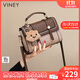 viney新款斜挎包包女包高級感手提單肩包生日禮物送女友老婆 【卡其】實(shí)用輕奢小方包 小眾時(shí)尚品牌百搭洋氣小包