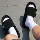 耐克（NIKE）拖鞋男鞋2025夏季新款休閑時(shí)尚沙灘鞋輕便魔術(shù)貼外穿涼拖鞋DQ9624 DQ9624-001 41