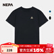 NEPA耐葩25年新品男士夏季戶(hù)外透氣運動(dòng)短袖圓領(lǐng)T恤7L35325 黑色C01 M 175/92A（100）