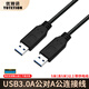 優(yōu)特訊USB3.0公對公連接線(xiàn)USB延長(cháng)線(xiàn)8米10米15米電腦連接會(huì )議攝像頭電子白板觸控屏移動(dòng)硬盤(pán)盒相機 黑色 USB3.0公對公 8米