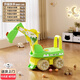 貝初眾兒童玩具1-3-6歲生日禮物電動(dòng)挖掘機可坐人男女孩玩具車(chē)7-8歲挖土 升級款綠色滑行挖機【底盤(pán)旋轉+音樂(lè )燈光+靠背】 2026火的最玩具兩三四五六歲幼兒園小朋友小孩玩具