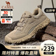 駱駝（CAMEL）登山鞋男防滑戶外徒步運(yùn)動(dòng)休閑鞋男新款透氣男士復(fù)古鞋子 G13A370005 沙色 41