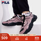斐樂(lè )（FILA）官方女鞋老爹鞋運動(dòng)鞋新款貓爪鞋5代復古休閑鞋 微風(fēng)紫/紅褐玫瑰-ZN 38