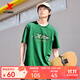 特步短袖男女2025年新款夏季情侶半袖運動(dòng)衣服休閑圓領(lǐng)吸汗棉t恤衫 藤蔓綠 M