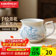 金灶（KAMJOVE）簡(jiǎn)約陶瓷公道杯泡茶公杯茶道分茶器茶海泡茶勻茶杯茶具配件 KP-75B