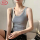 浪莎吊帶背心女夏季2025年新款內搭外穿螺紋上衣美背修身顯瘦打底衫