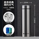 萬(wàn)象商務(wù)316不銹鋼直身保溫杯男士便攜式泡茶杯子大容量水杯車(chē)載定制 H35SS-鈦銀色-500ml