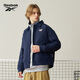 銳步銳步官方24年新款男女同款休閑舒適夾棉夾克外套 24FRC215UGN2 藏藍 XL
