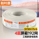 秋葉原四層屏蔽電視閉路線 數(shù)字高清SYWV75-5有線電視線192網(wǎng)家裝信號線 100米（整卷）
