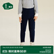松山棉店商場(chǎng)同款小暖羊兒童保暖褲加絨加厚雙層打底褲A類(lèi)高腰褲 雙層高腰-深藍 140 cm