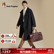暇步士（Hush Puppies）旅行包男士復古真皮高檔頭層牛皮時(shí)尚隨身通勤大容量登機包行李包 深咖色HA-1311009W-504
