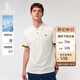 哈吉斯（HAZZYS）男裝25夏PHIZ涼感短袖POLO衫ASTZE0CBI23 米黃色OW L（175/96A48