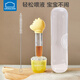 樂(lè)扣樂(lè)扣滴管喂藥嬰兒喂液器新生兒帶刻度喝藥喂水器寶寶奶嘴式吃藥工具 暖鵝黃【收納盒+吸管刷】