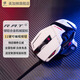 MAD CATZ 美加獅RAT6+吃雞游戲鼠標(biāo)有線宏編程臺(tái)式電腦筆記本專用機(jī)械大手賽鈦客CS電競(jìng)比賽 RAT6+ 白色