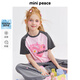 MiniPeace太平鳥(niǎo)童裝夏女童短袖T恤F2CNE2C23 粉紅色 160cm