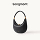 Songmont山下有松松月系列月彎包設計師月牙包秋冬單肩腋下包 黑色 現貨