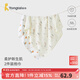 童泰（TONGTAI）嬰兒包單抱巾純棉0-6月新生兒褓巾外出防風(fēng)抱毯初生兒裹巾2件裝 灰橘松鼠【7A抗菌 50S高支棉】 85x85cm