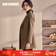 ROEYSHOUSE羅衣知性駝色西裝外套冬裝新款通勤OL保暖簡(jiǎn)約毛呢西服03319 駝色 M