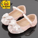 G.DUCKKIDS女童公主鞋2024春秋新款水晶鞋軟底小寶寶愛(ài)莎皮鞋兒童單鞋 粉紅色 29 碼