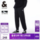 杰克·瓊斯（JACK&JONES） 春季潮時(shí)尚百搭法斗犬膠印圖案字母刺繡寬松束腳褲男裝22511D020