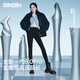SIINSIIN【楊冪同款】6.0Air鯊魚(yú)褲秋女外穿高腰收腹打底褲顯瘦高彈瑜伽褲