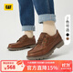 CAT卡特24秋季男士戶(hù)外休閑復古工裝低幫復古單鞋休閑鞋 棕色 42 
