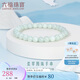 六福珠寶七夕禮物 翡翠小圓珠手串女款轉(zhuǎn)運珠手鏈 WLP012