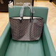 高德雅（GOYARD）女包子母包托特包Y字老花皮革單肩包小號黑色 黑色 小號