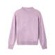 絨起“甜品系列”·絨起·羊絨羊毛26支靜版半高領(lǐng)羊毛衫X5170 淺花紫 M 90-115斤