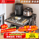 酷太（COOKTIME）廚房微波爐置物架帶抽屜調料電器收納架烤箱臺面雙層置物架 556寬標準款 (送藤筐+洗米器)