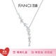 Fanci范琦紫藤Y字項鏈女花朵鎖骨鏈輕奢高級感禮物生日送女友閨蜜
