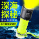 哈拿（TRE-Hana）潛水手電筒強光可充電水下防水照明超長(cháng)續航夜潛專(zhuān)業(yè)探照燈 【黃光】HN-QS30H潛水手電筒