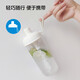 樂(lè )扣樂(lè )扣（LOCK&LOCK）夏天塑料水杯奶茶杯Tritan帶吸管戶(hù)外便攜提手男女杯子700mL白色