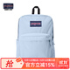 JANSPORT杰斯伯書(shū)包輕便雙肩包男女旅行包簡(jiǎn)約背包電腦包學(xué)生校園 4QUE7G7霧霾藍-隔層+側袋