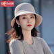 COYOJOR希遙家輕奢漁夫帽女2025新款防曬夏季時尚洋氣太陽帽大帽檐遮陽帽禮帽 米色 可調(diào)節(jié)