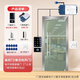 ZUCON指紋門(mén)禁系統套裝玻璃門(mén)電插鎖磁力鎖門(mén)禁鎖F1刷卡密碼門(mén)禁一體機 12號 單扇有框玻璃門(mén)