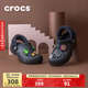 CROCS卡駱馳秋冬新品休閑鞋秋冬洞洞鞋貝雅暖絨暖棉|206633 黑/黑-060 (建議買(mǎi)大一碼) 39 (240mm)