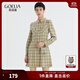 歌莉婭（GLORIA）Gloria/歌莉婭   收腰格紋連衣裙  112J4K740 18C綠格 M