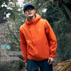 拓路者林更新同款青鳥(niǎo)沖鋒衣三合一男戶(hù)外防風(fēng)防水登山服夾克外套秋季 柑橘橙 丨抓絨兩件套 L